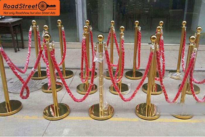 Cột chắn inox dây trùng