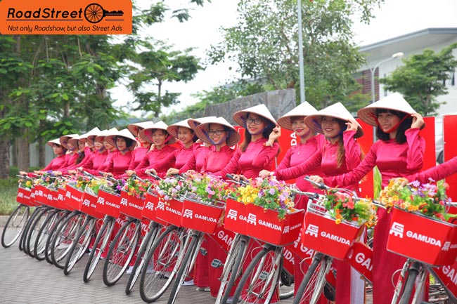 Roadshow xe đạp mừng lễ ra mắt căn hộ Gamuda Yên Sở