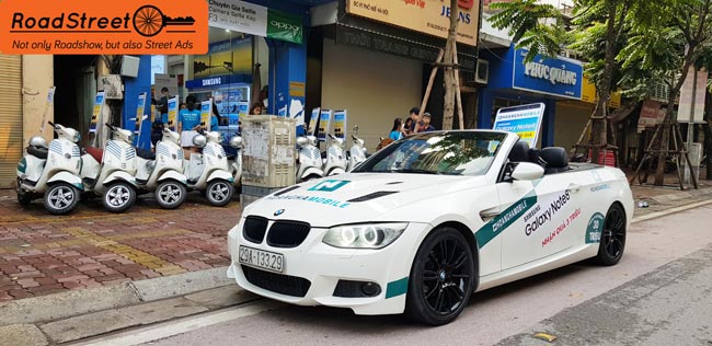 Roadshow xe máy của Hoàng Hà Mobile