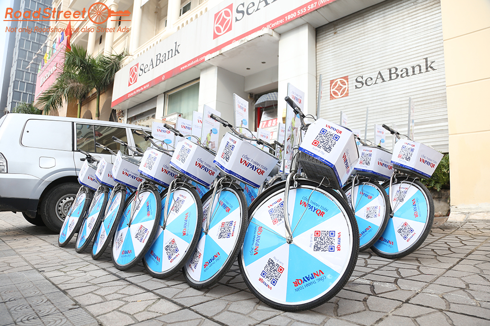 Cho thuê xe đạp chạy road show tại hà nội
