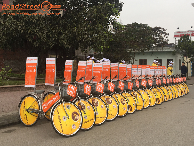 thuê xe đạp roadshow hcm